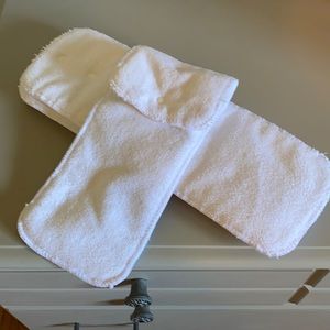 Large heavy snap cloth diaper inserts